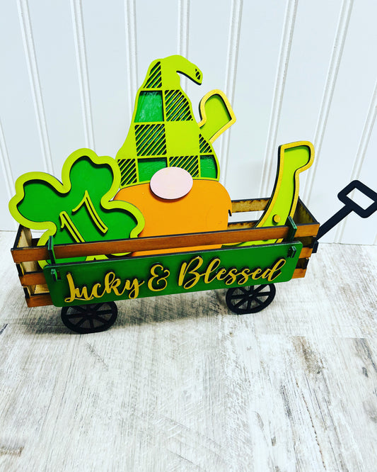 Lucky & Blessed Wagon Attachment