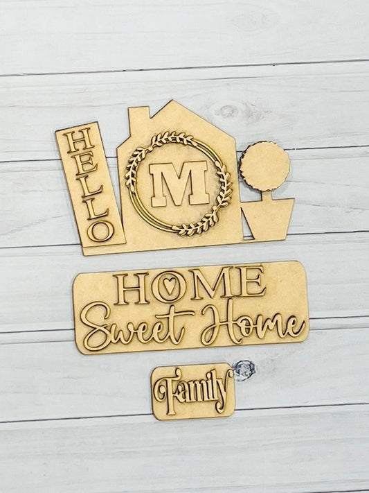 Home Sweet Home Monogram Attachment