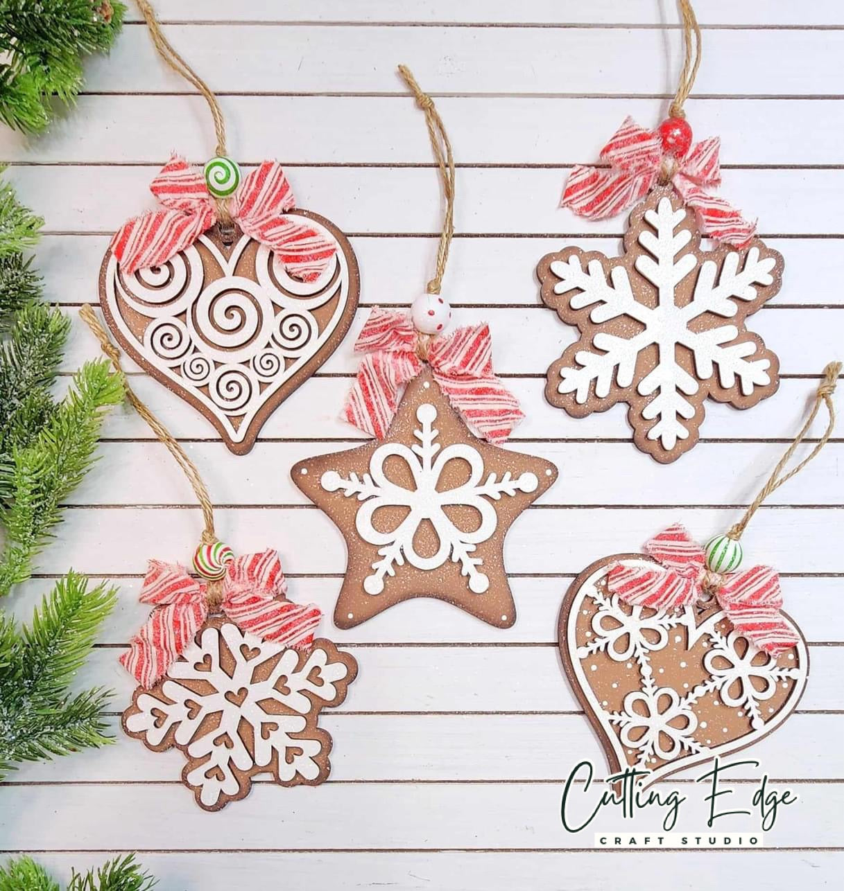 Gingerbread Cookie Ornaments