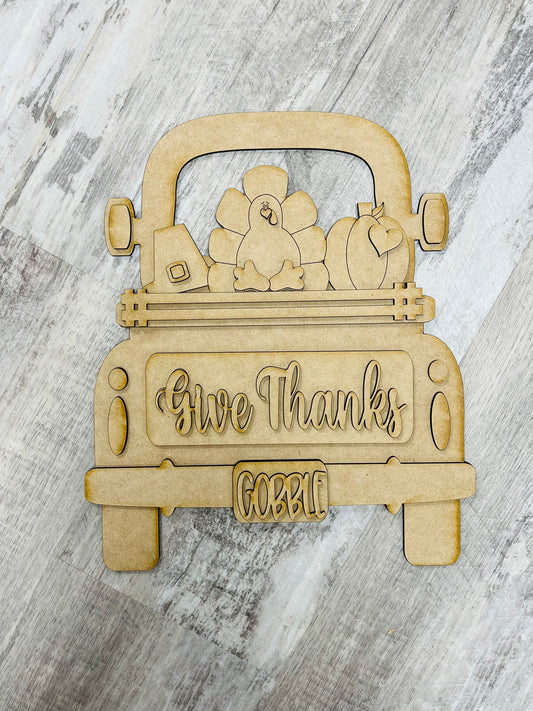 Give Thanks Truck Attachment